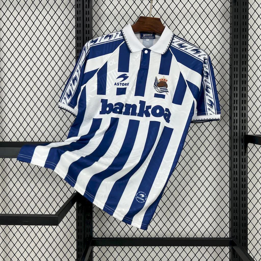 Football Shirt Real Sociedad Home 94-95 Retro front