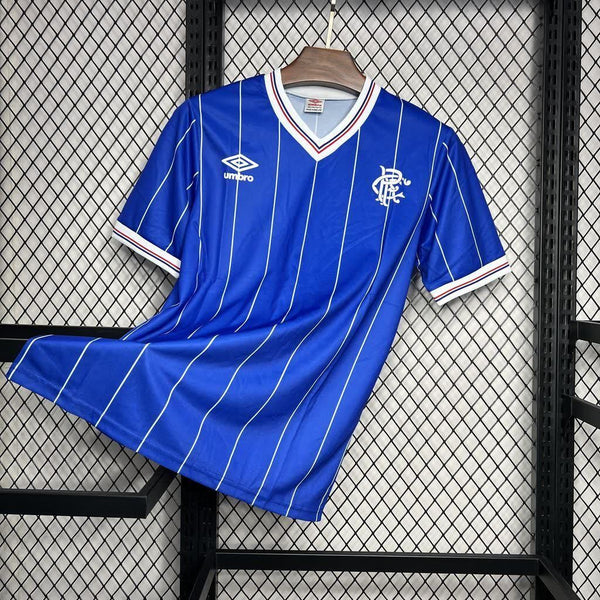 Football Shirt Rangers Home 82-84 Retro front