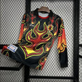 Football Shirt Japan Goalkeeper 1998 Red Flame Retro front