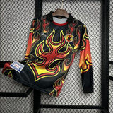 Football Shirt Japan Goalkeeper 1998 Red Flame Retro front