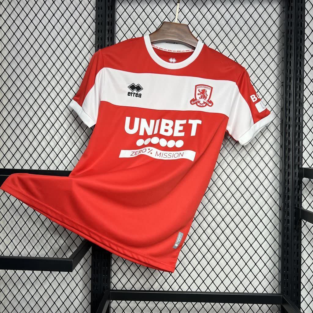 Football Shirt Middlesbrough Home 24-25 front