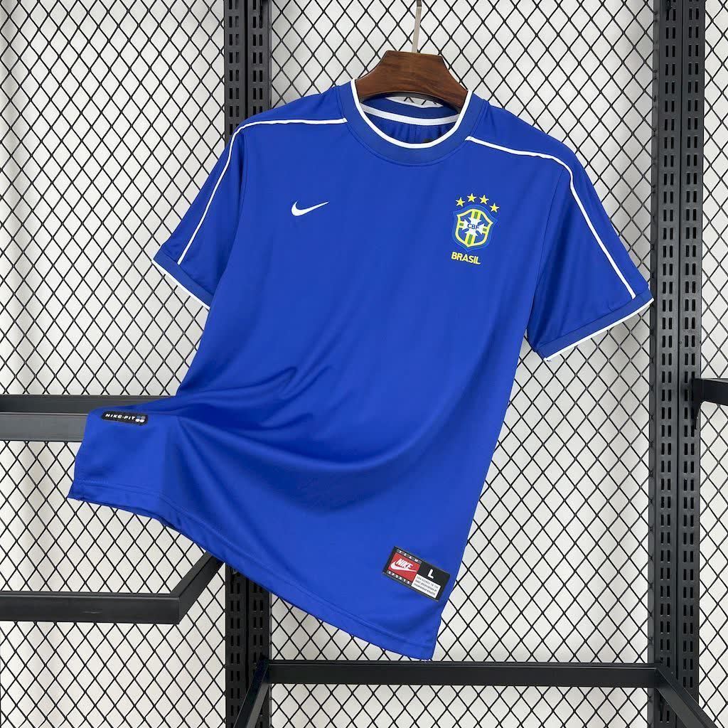 Football Shirt Brazil Away 98-99 Retro front