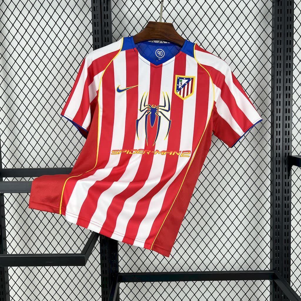 Football Shirt Atletico Madrid Home 04-05 Retro front