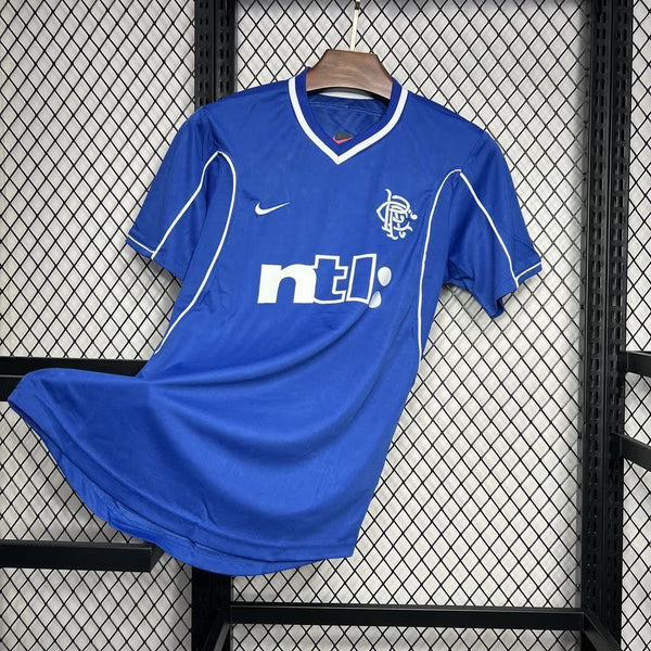 Football Shirt Rangers Home 99-01 Retro front