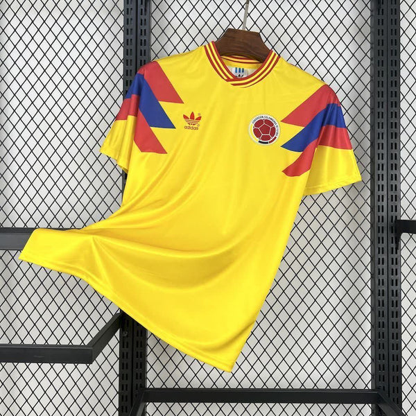 Football Shirt Colombia Home 1990 Retro front