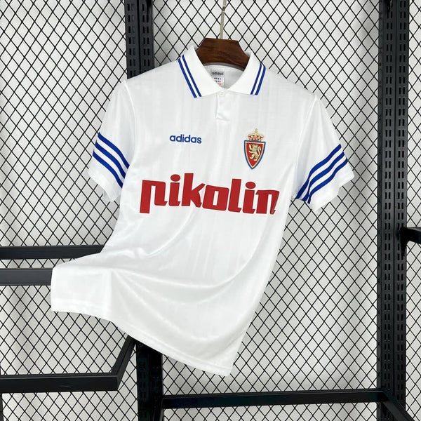 Football Shirt Real Zaragoza Home 95-97 Retro front
