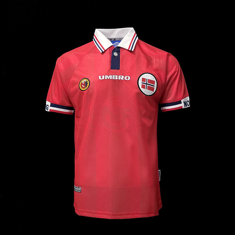 Football Shirt Norway Home 98-99 Retro front