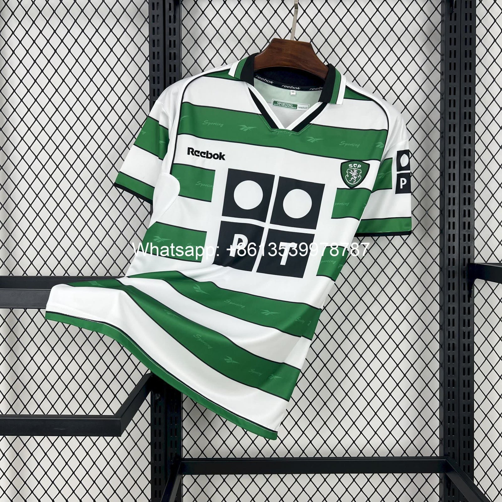Football Shirt Sporting CP Home 00-01 front