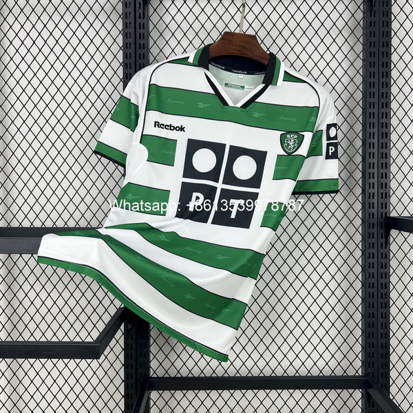 Football Shirt Sporting CP Home 00-01 front