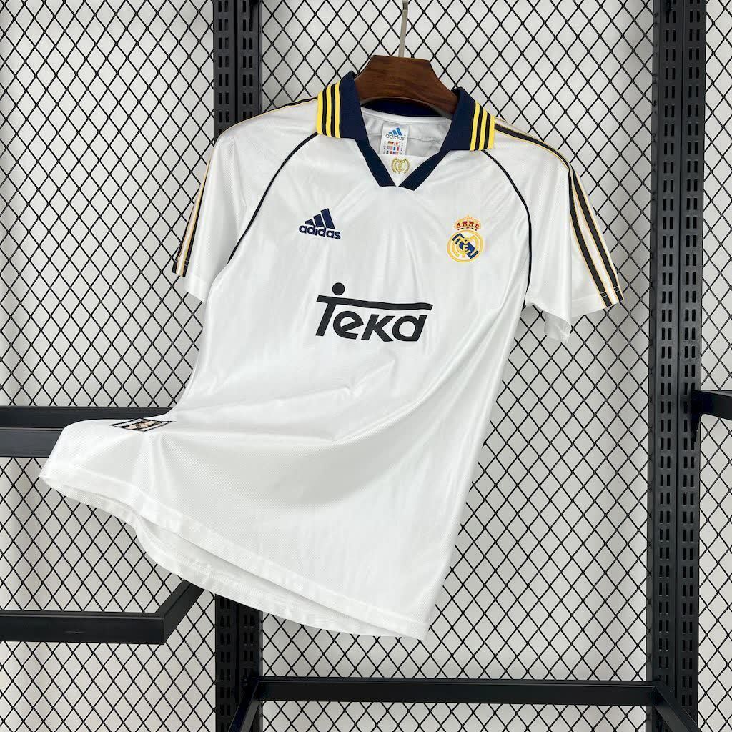 Football Shirt Real Madrid Home 98-00 Retro front
