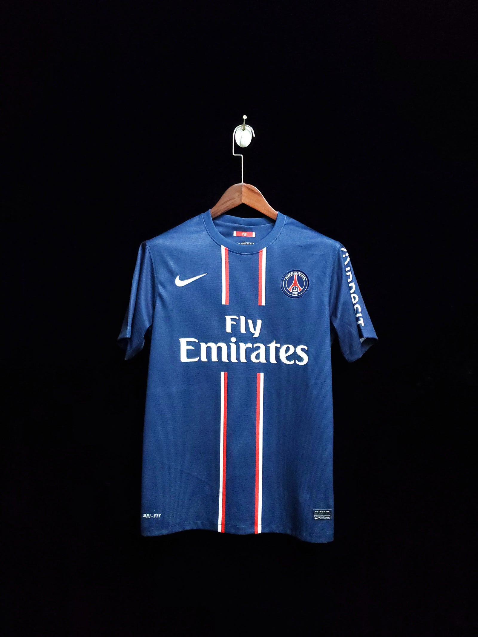 Football Shirt PSG Home 12-13 Retro front