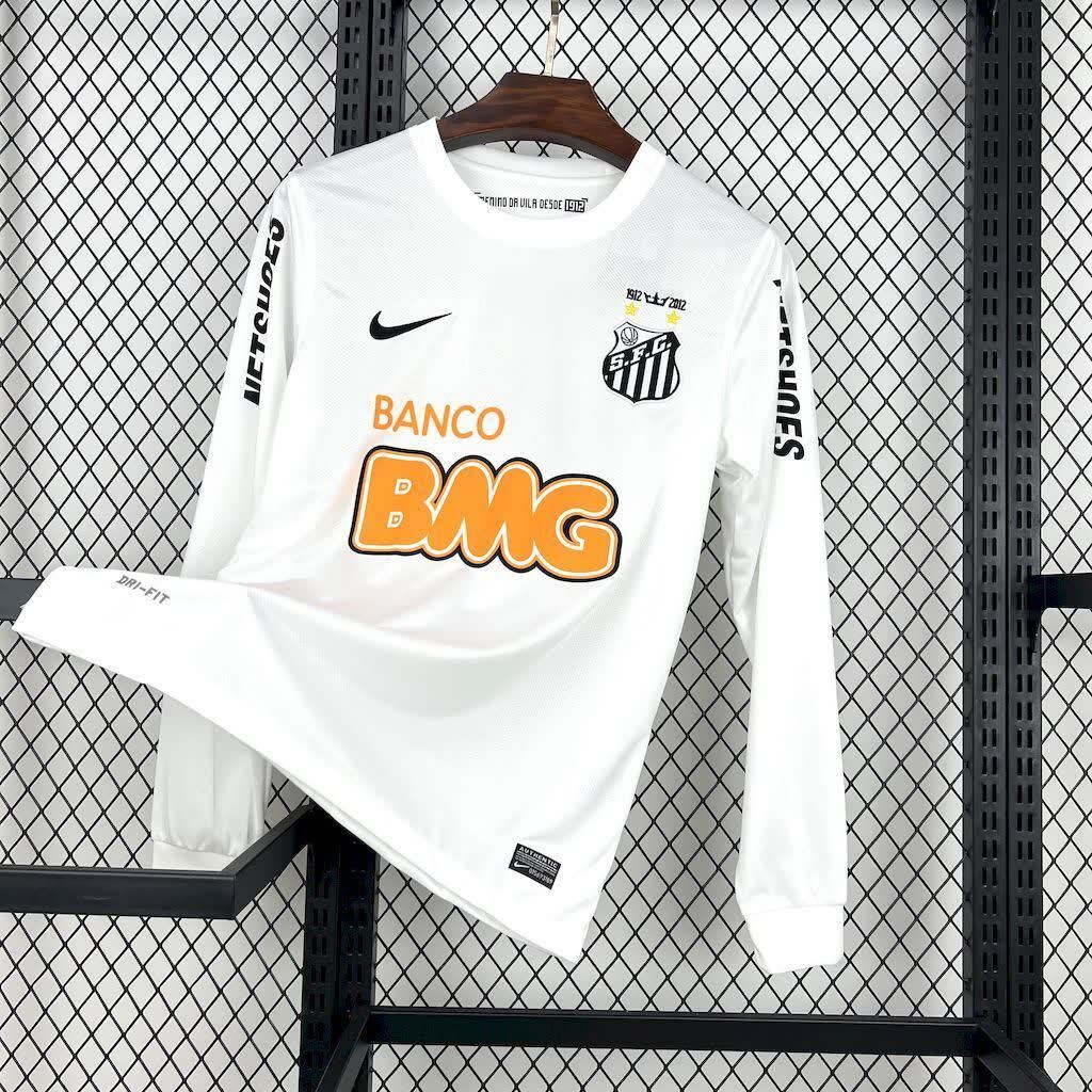 Football Shirt Santos FC Home 11-12 Long Sleeve front