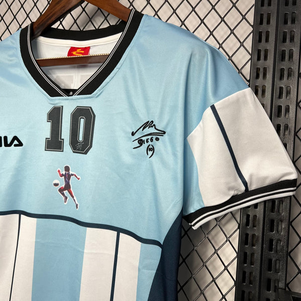 Football Shirt Argentina Maradona Testimonial 01-02 front