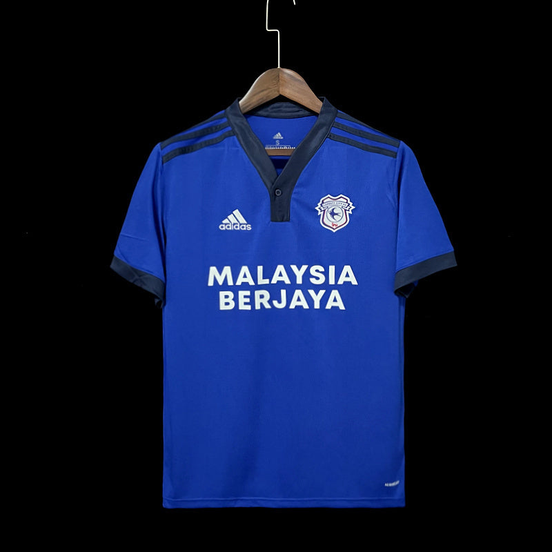 Football Shirt Cardiff City Home 21-22 front