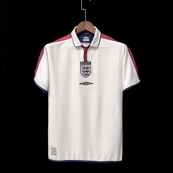 Football Shirt England Home 04-05 front