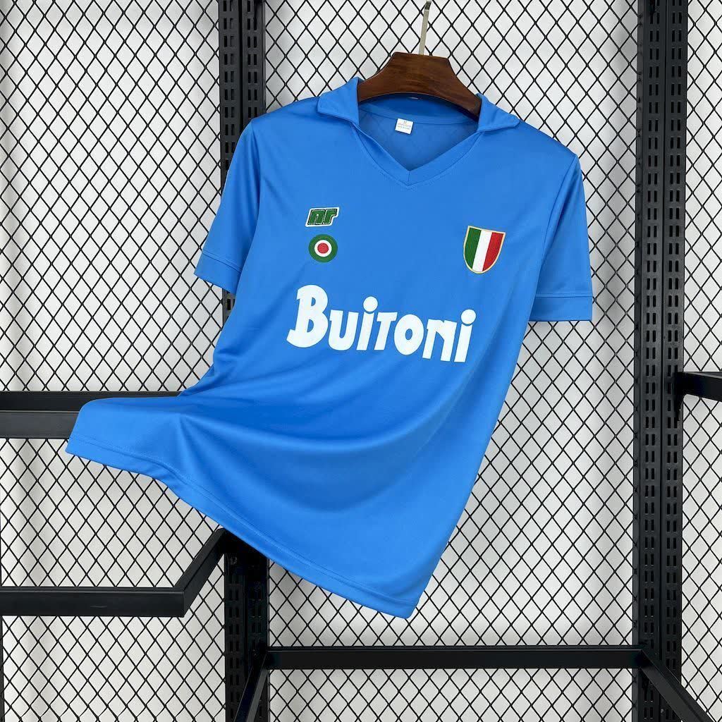 Football Shirt SSC Napoli Home 87-88 Retro front