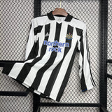 Football Shirt Newcastle United Home 03-05 Retro Long Sleeves front