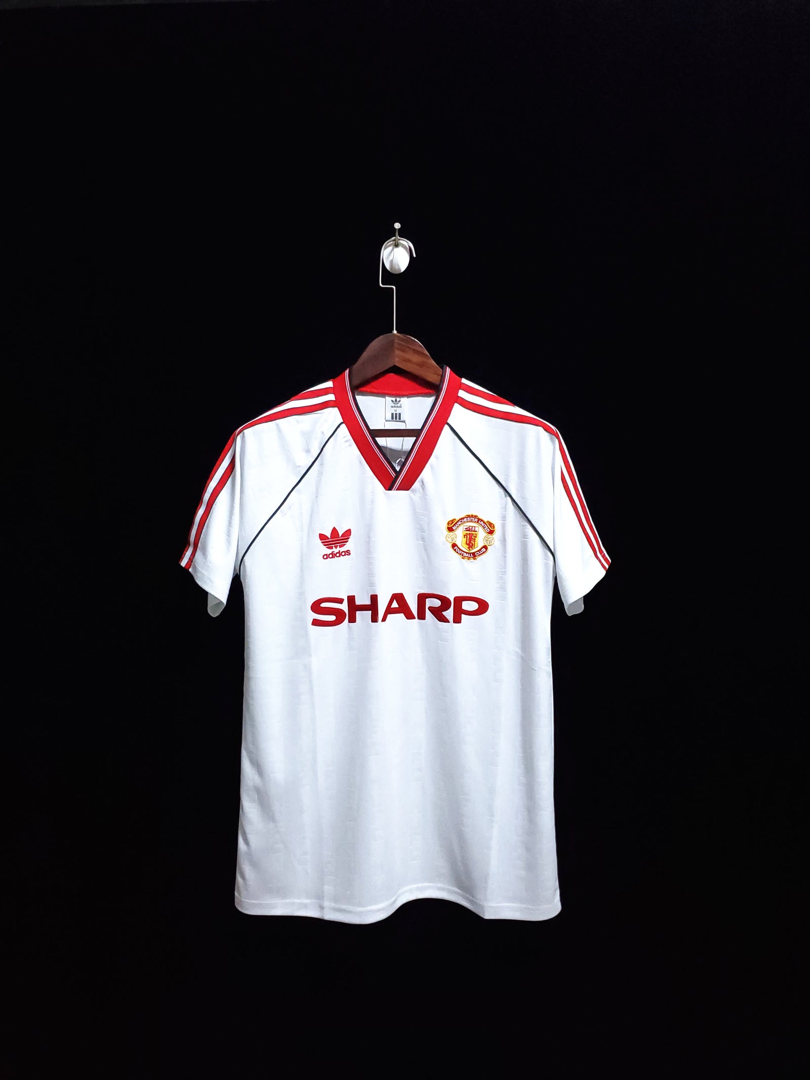 Football Shirt Manchester United Away 88-89 Retro front