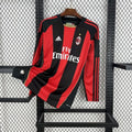 Football Shirt AC Milan Home 10-11 Long Sleeves Retro front