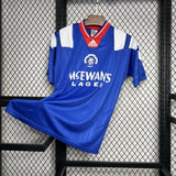 Football Shirt Rangers FC Home 92-94 Retro front