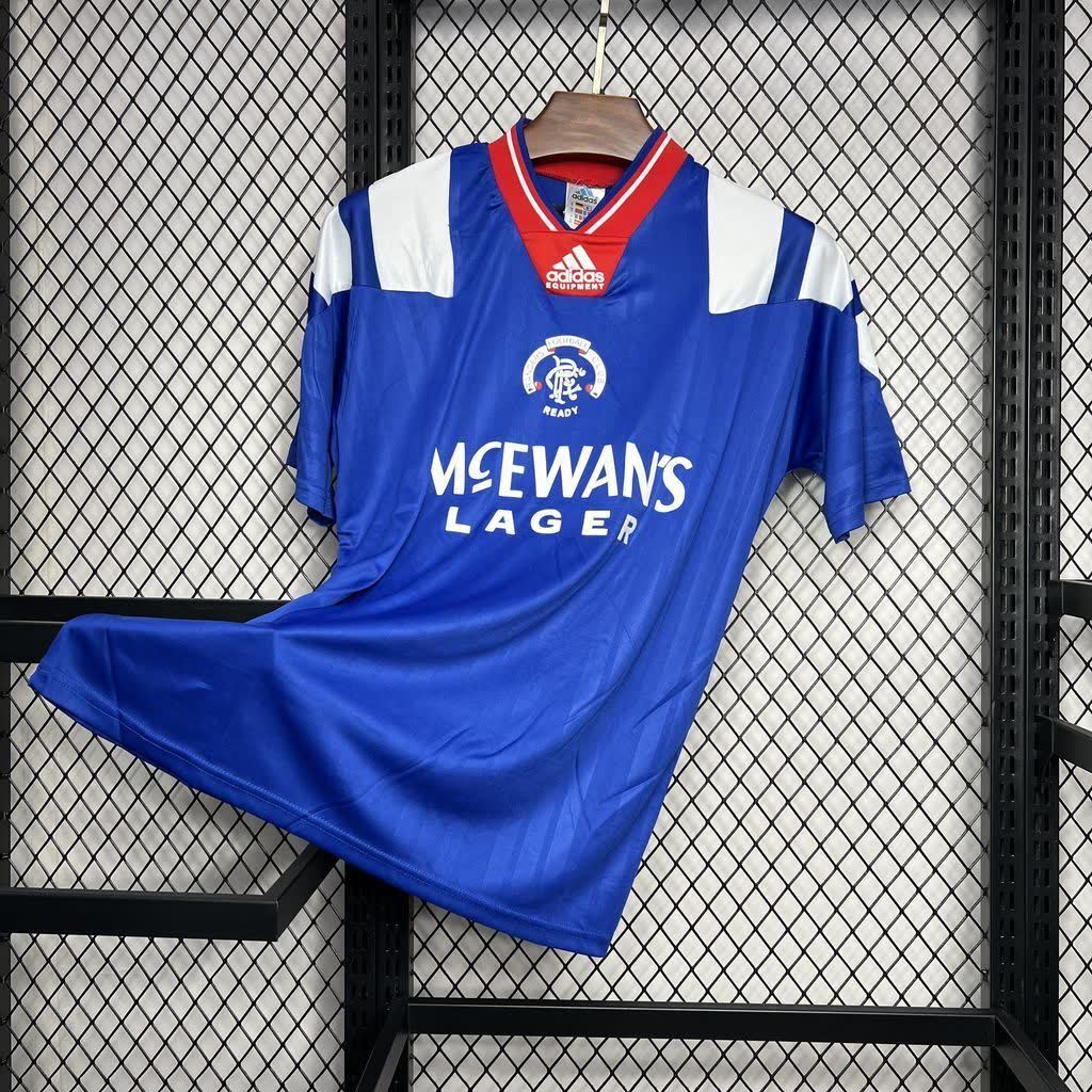 Football Shirt Rangers FC Home 92-94 Retro front