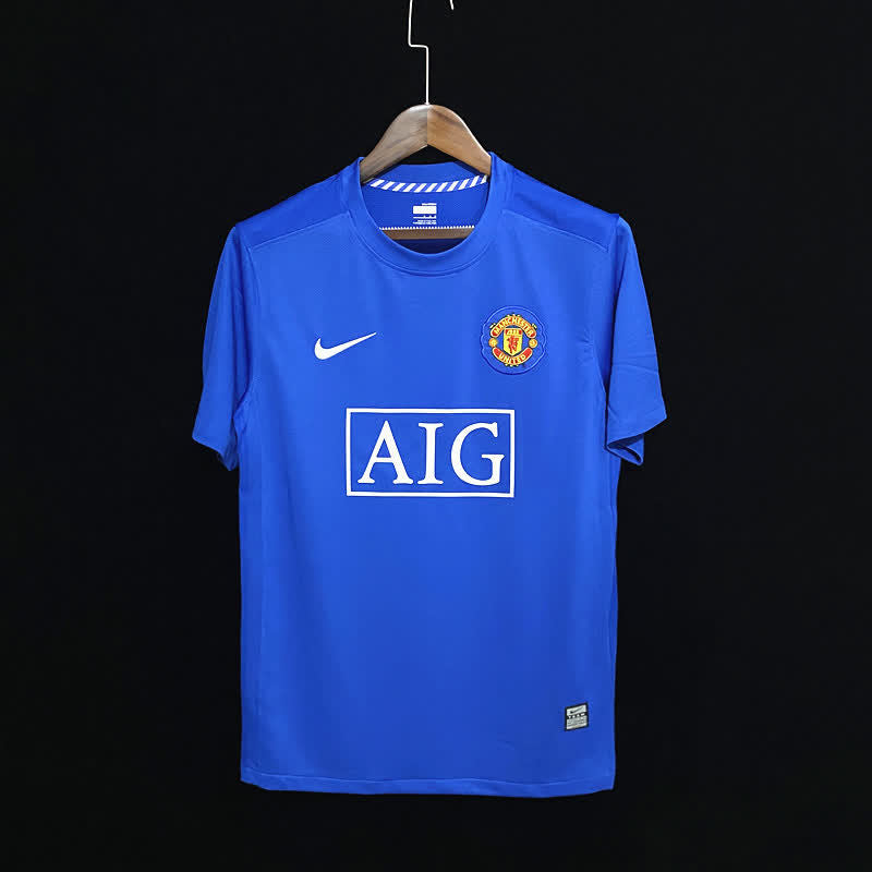 Football Shirt Manchester United Away 07-08 Retro front
