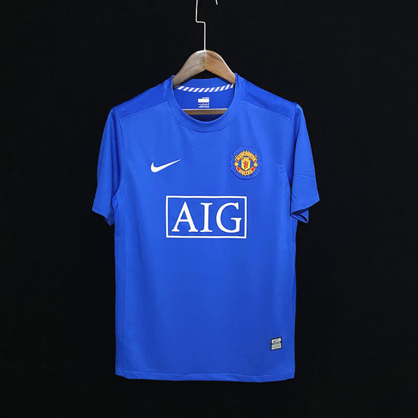 Football Shirt Manchester United Away 07-08 Retro front
