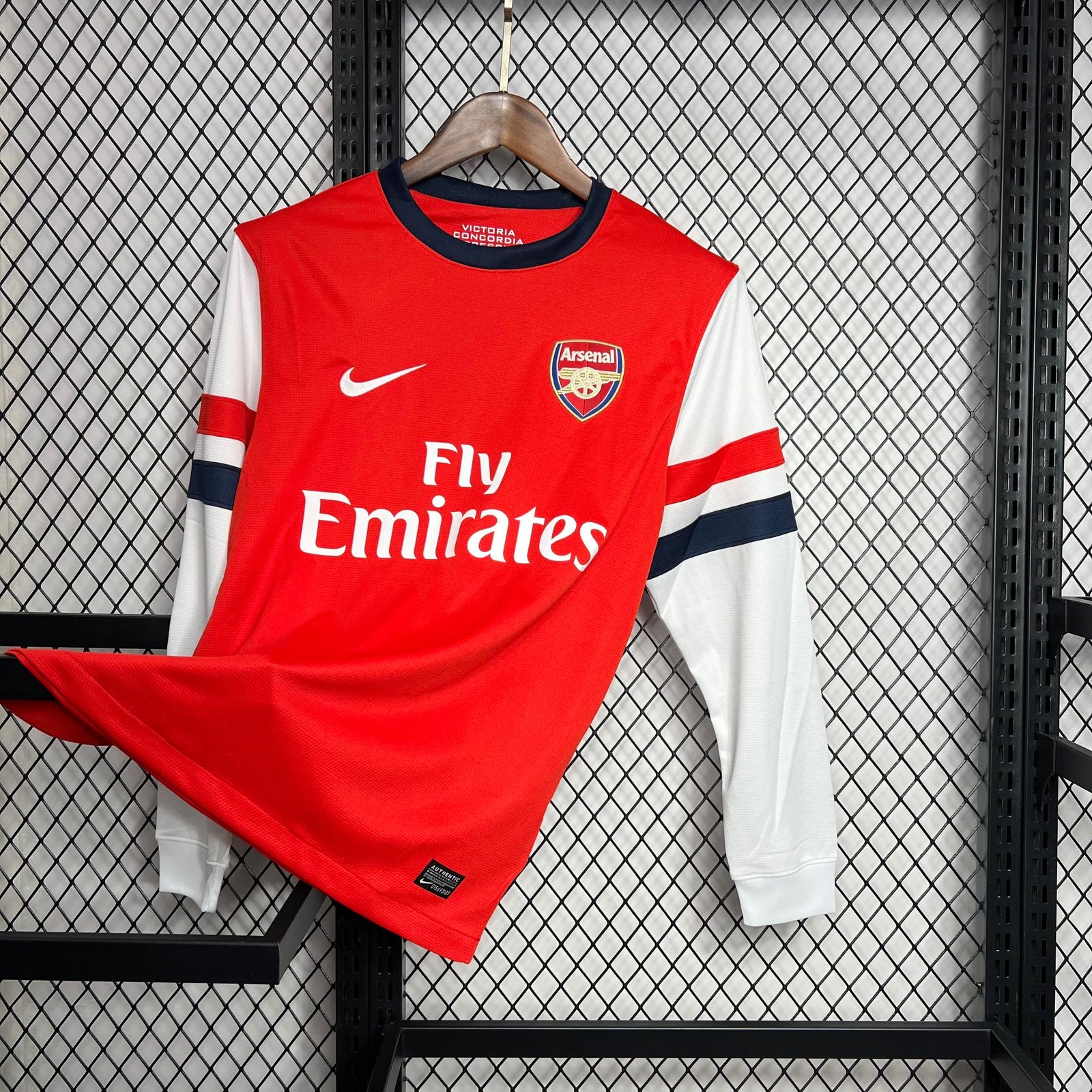 Football Shirt Arsenal Home 12-13 Long Sleeves front