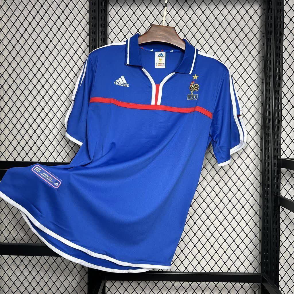 Football Shirt France Home 2000 Retro front