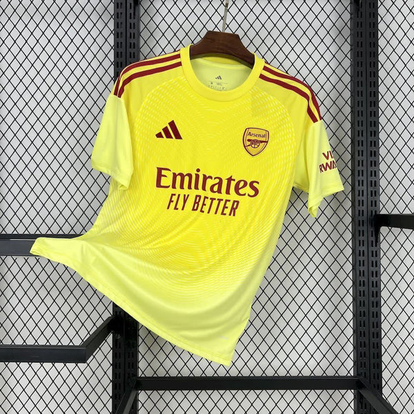 Football Shirt Arsenal Goalkeeper 25-26 Yellow front