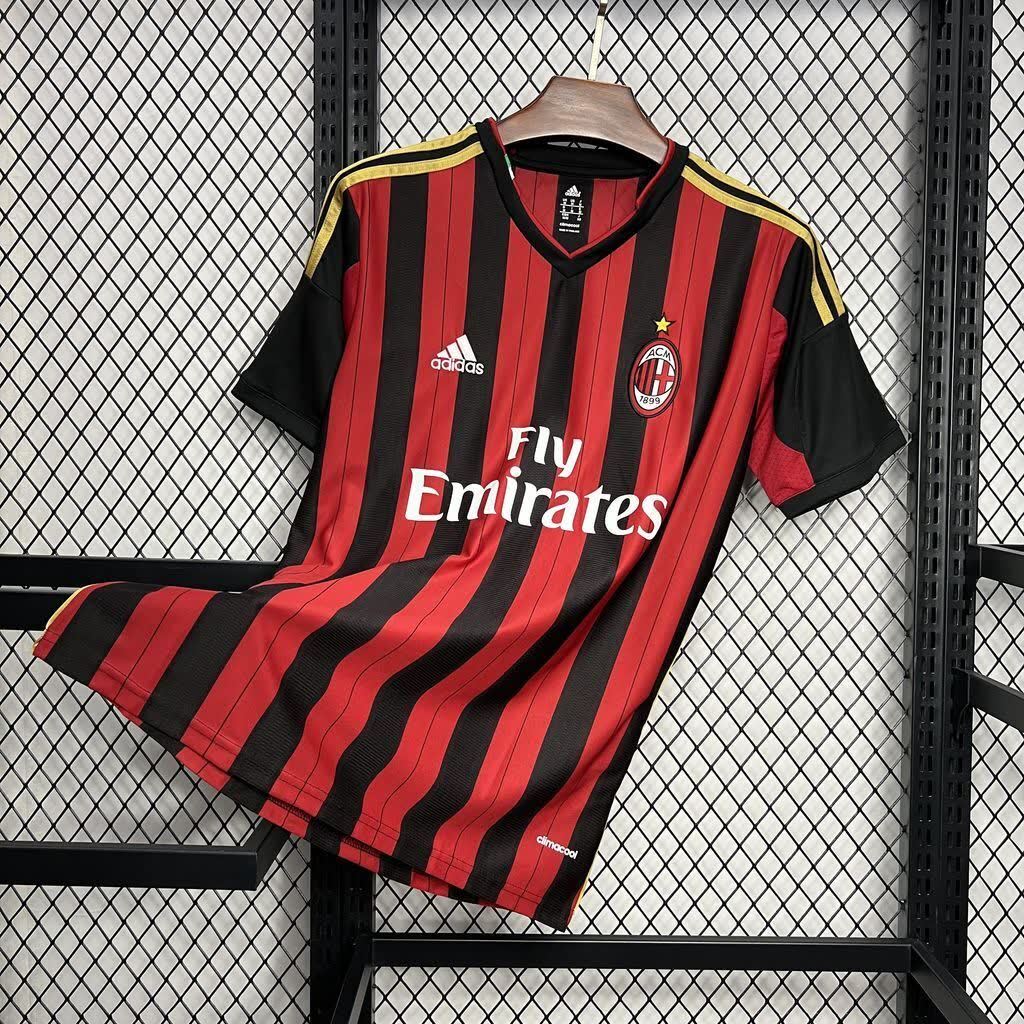 Football Shirt AC Milan Home 13-14 Retro front