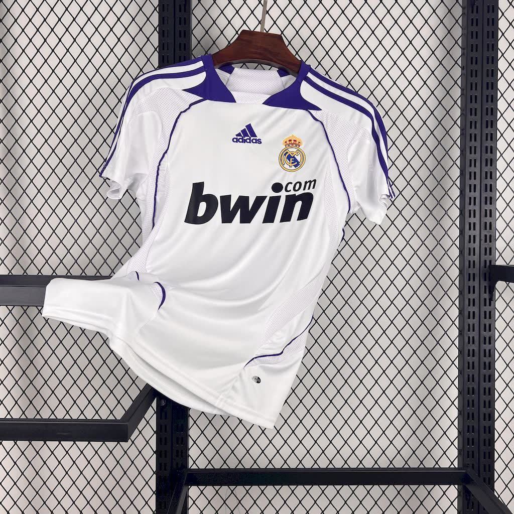 Football Shirt Real Madrid Home 07-08 Retro front