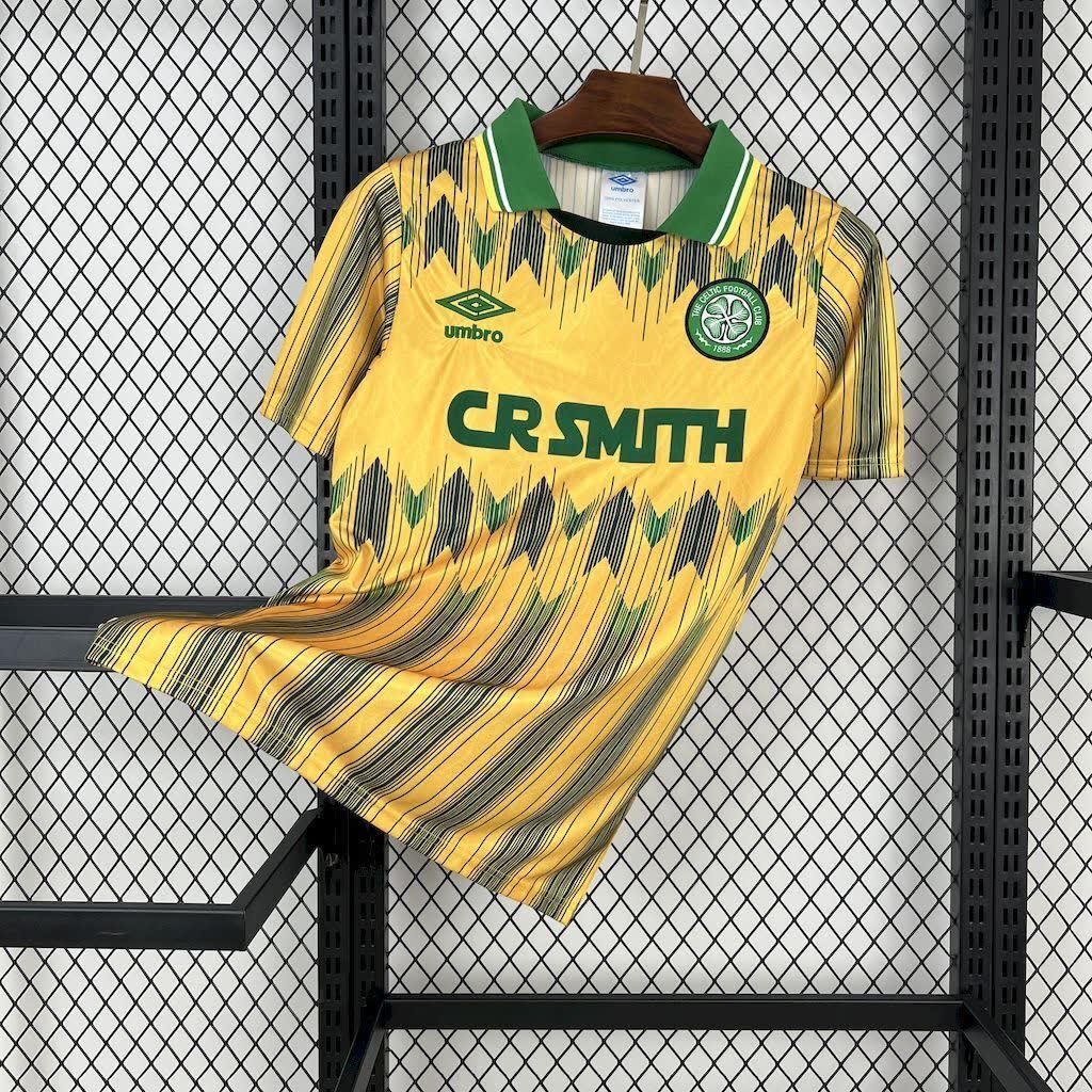 Football Shirt Celtic Away 89-91 Retro front