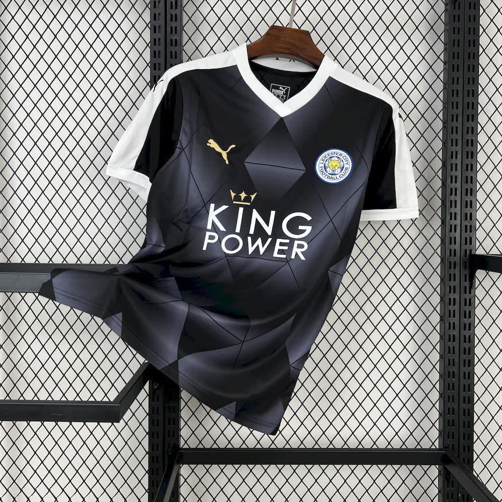 Football Shirt Leicester City Away 15-16 Retro front