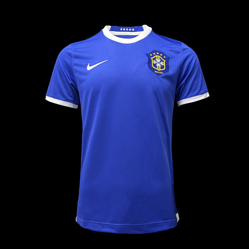 Football Shirt Brazil Away 06-07 Retro front