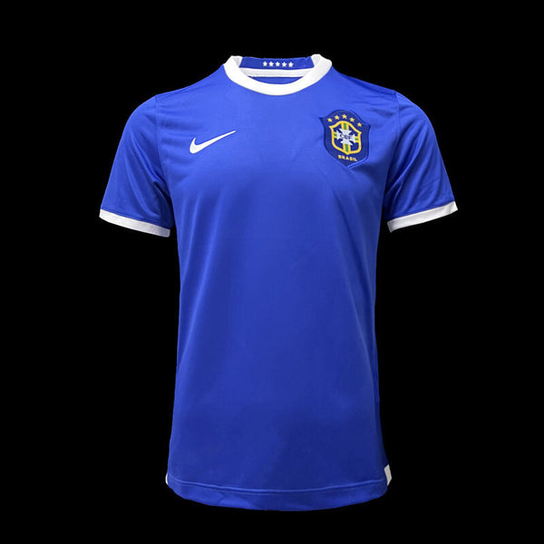 Football Shirt Brazil Away 06-07 Retro front
