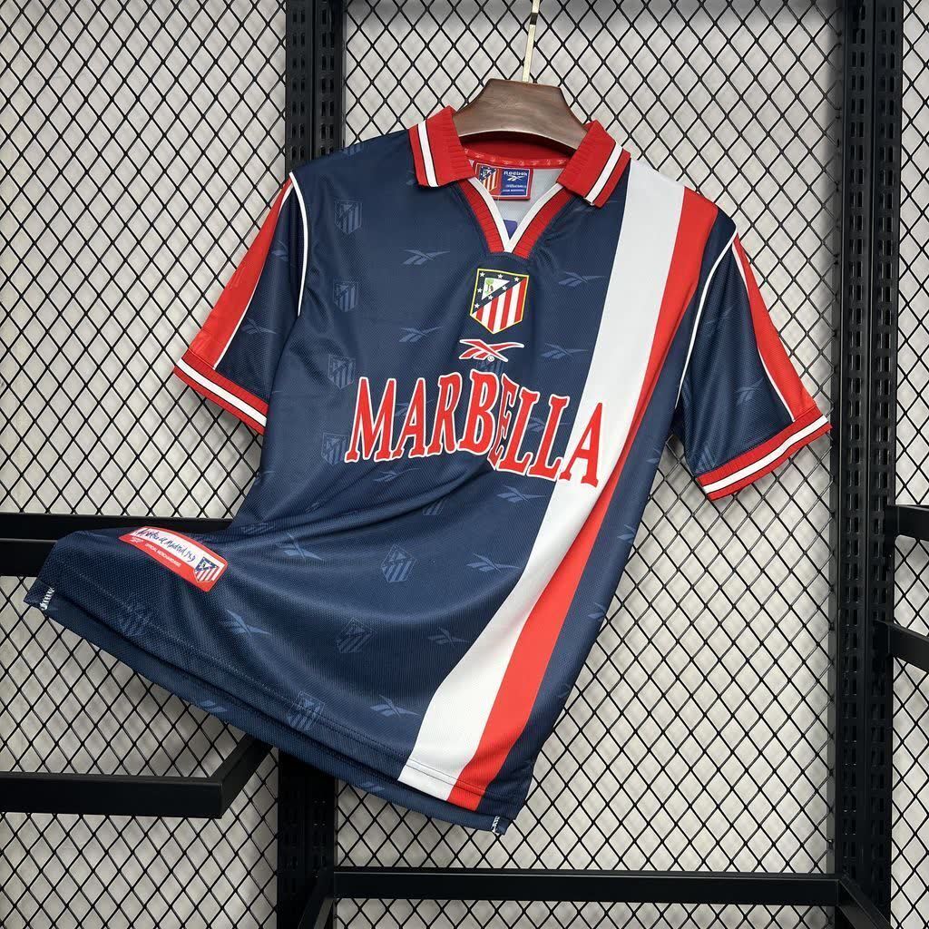 Football Shirt Atletico Madrid Away 98-99 Retro front