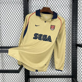 Football Shirt Arsenal Away LS 01-02 Retro front
