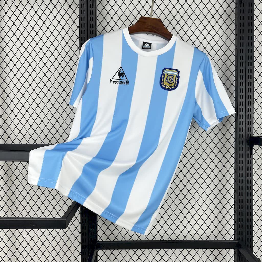 Football Shirt Argentina Home 1986 Retro front