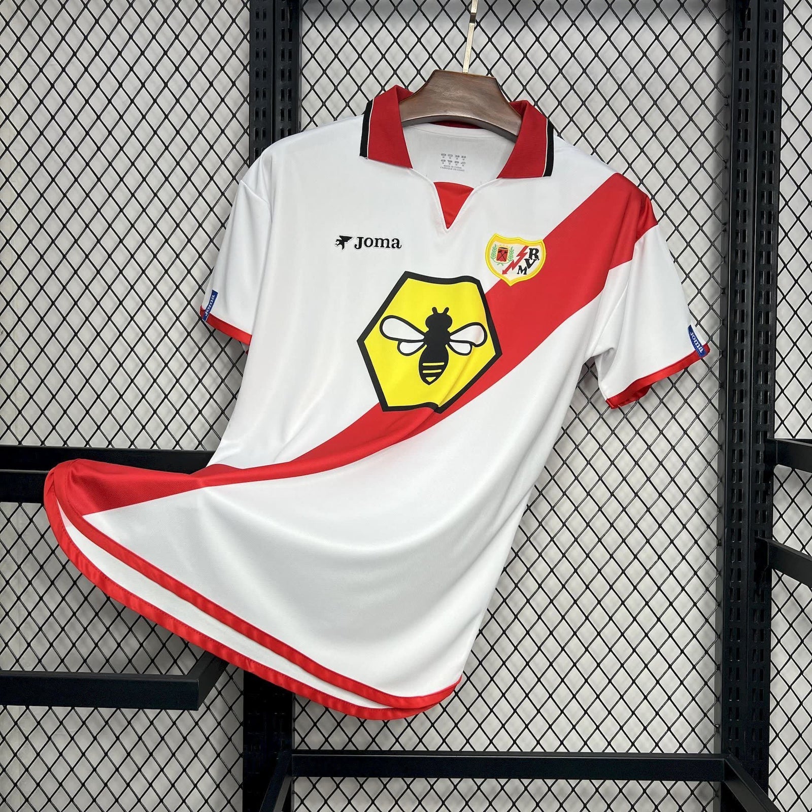 Football Shirt Rayo Vallecano Home 01-02 front
