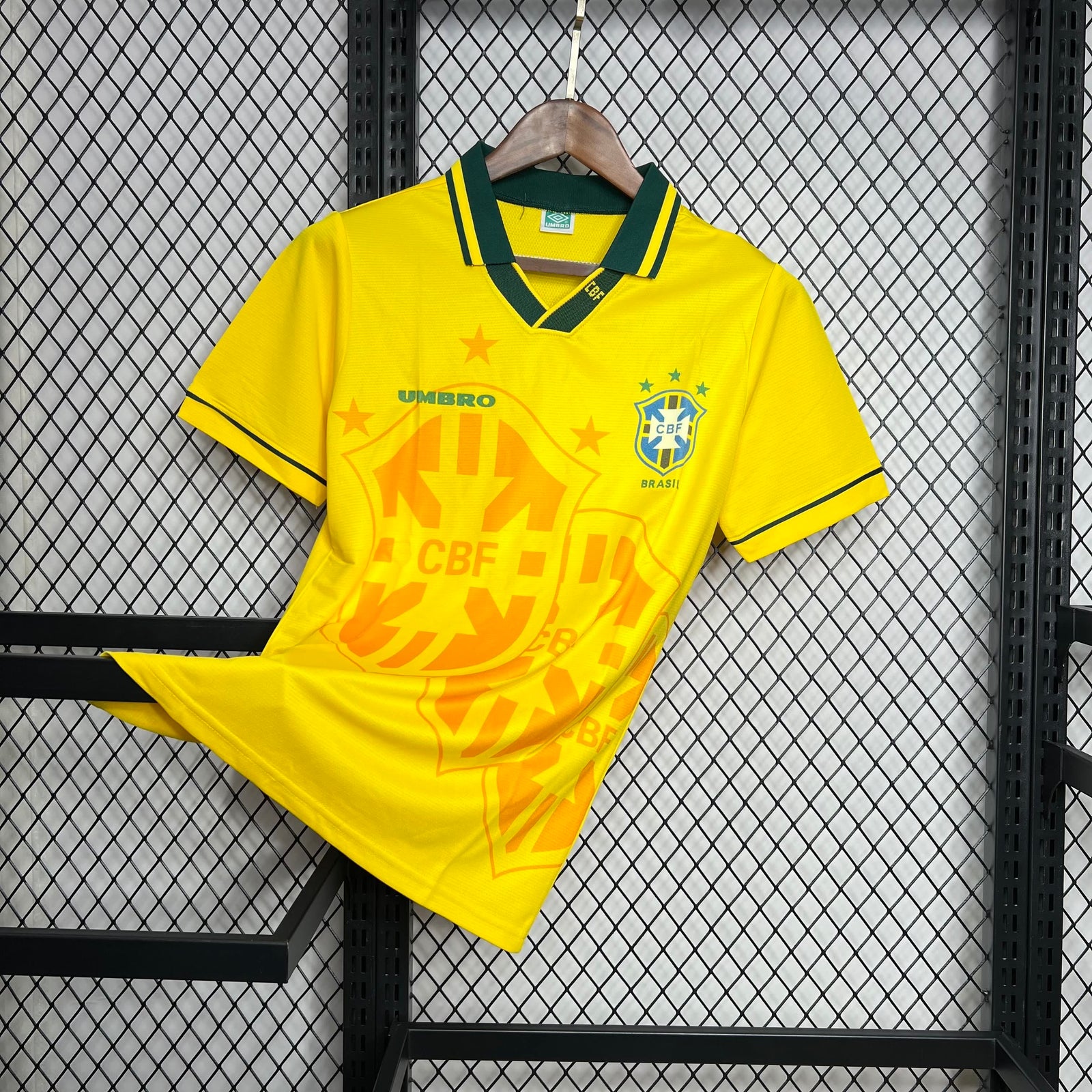 Football Shirt Brazil Home 1994 Retro front