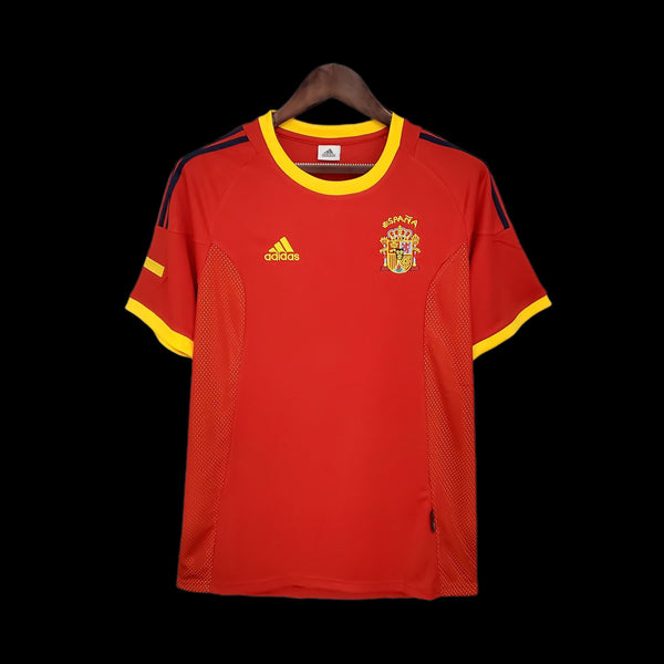 Football Shirt Spain Home 02-03 Retro front