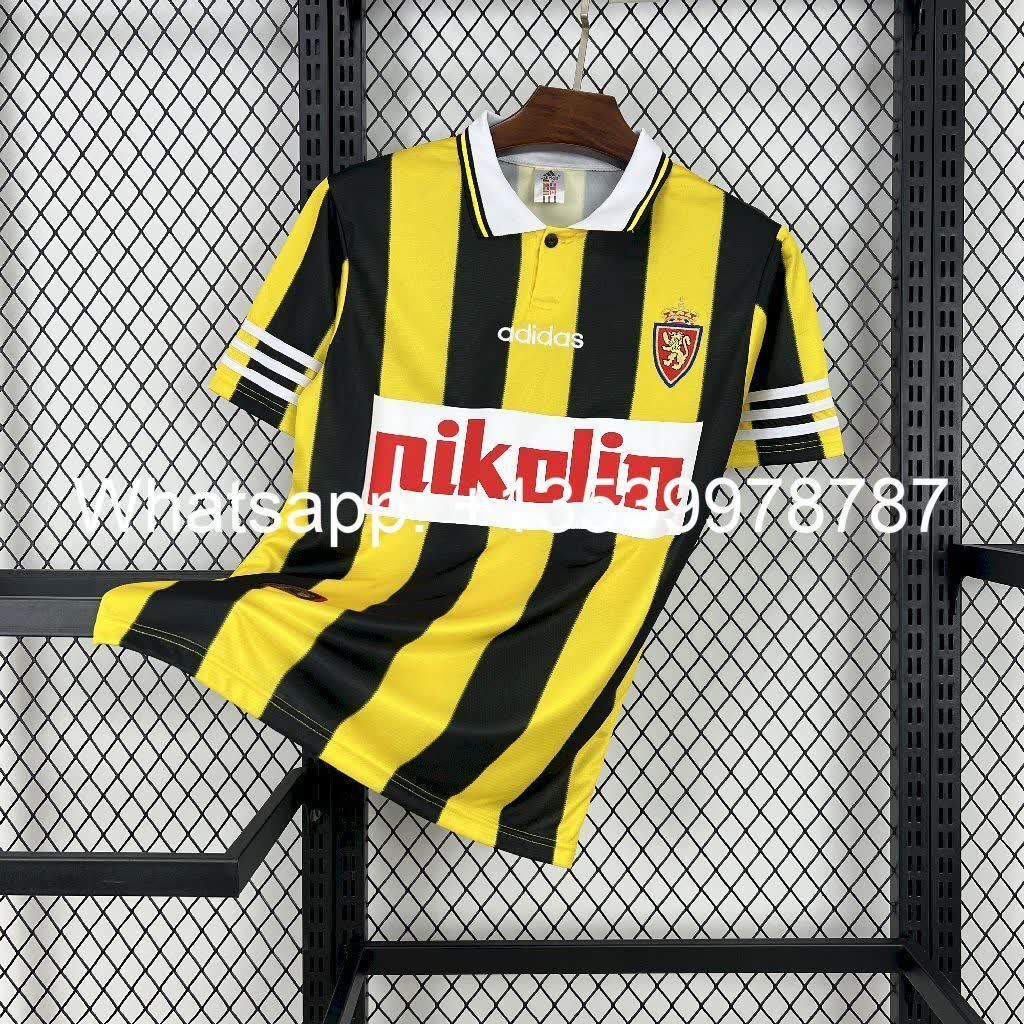 Football Shirt Real Zaragoza Away 96-97 Retro front