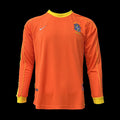 Football Shirt Brazil Goalkeeper 98-99 Orange Long Sleeve front