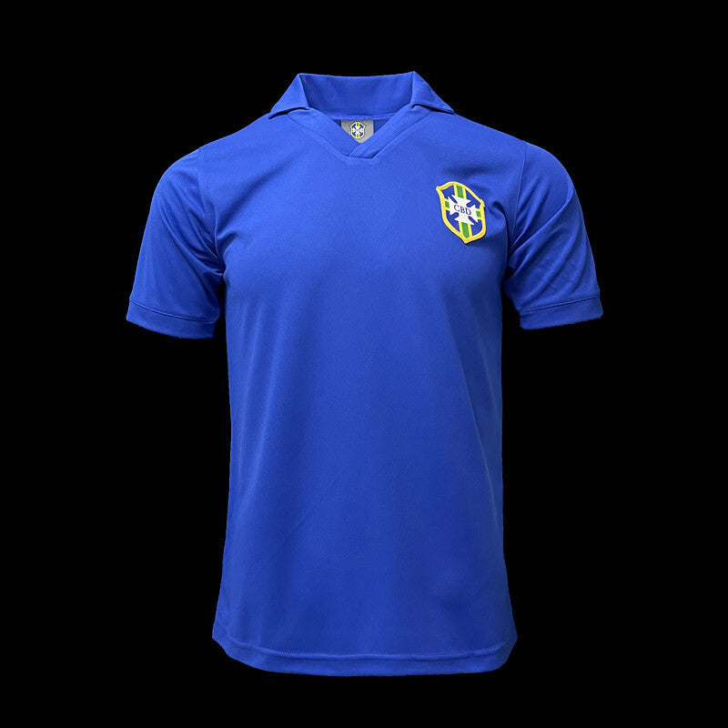 Football Shirt Brazil Away 57-58 Retro front