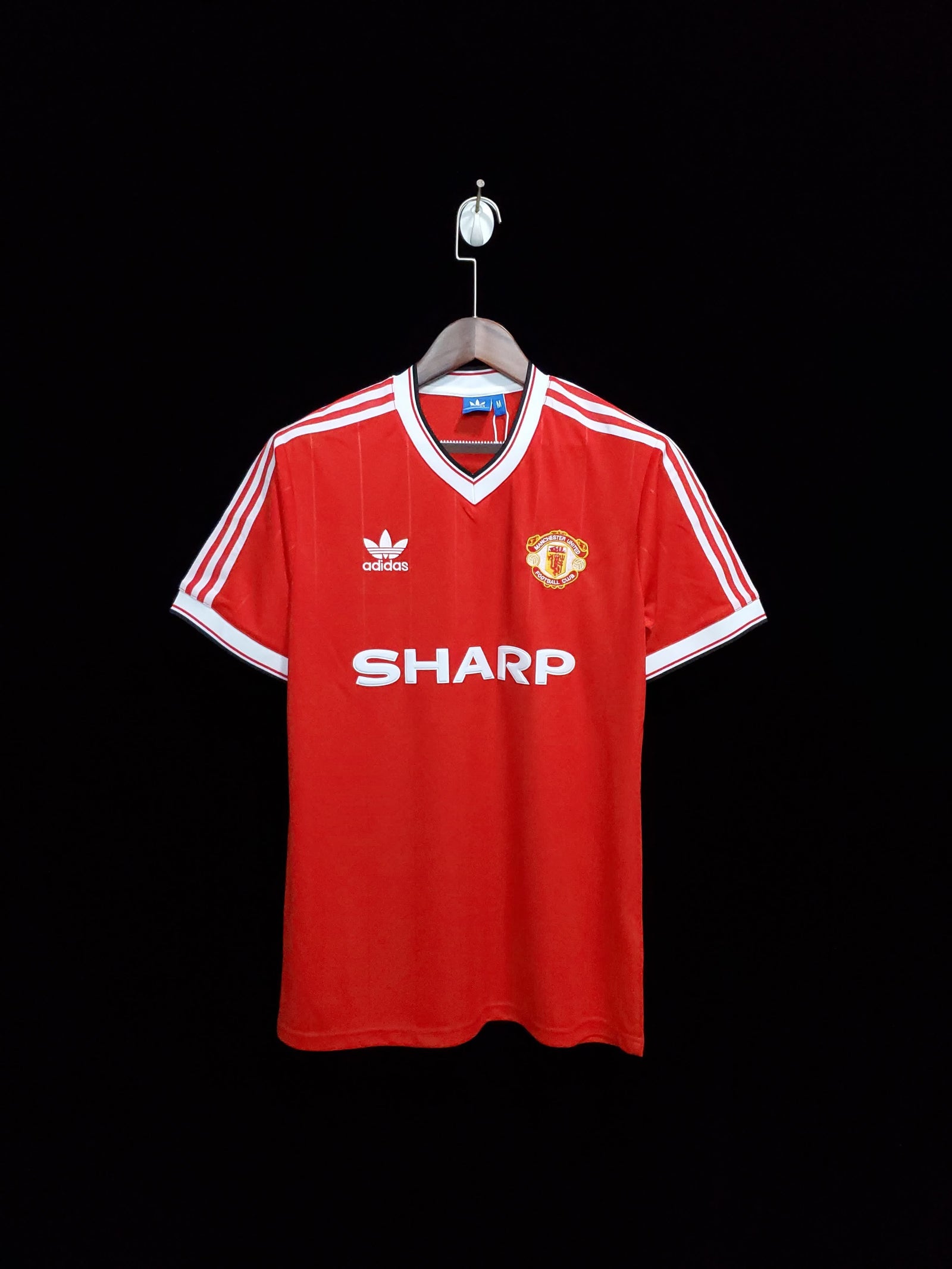 Football Shirt Manchester United Home 83-84 Retro front