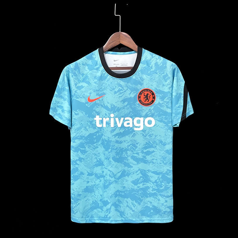Football Shirt Chelsea Training 21-22 Sky Blue front