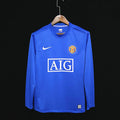Football Shirt Manchester United Away 07-08 Long Sleeve Retro front