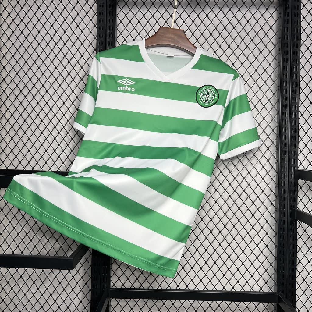 Football Shirt Celtic FC Home 80-81 Retro front