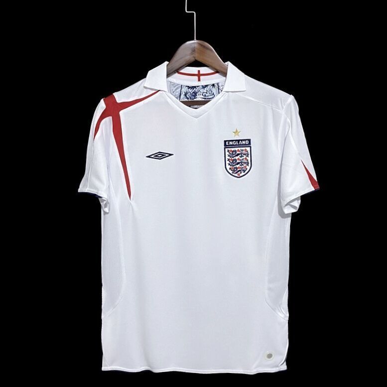 Football Shirt England Home 05-06 Retro front